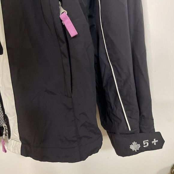 BOGNER FIRE + ICE BLACK SKI SNOWBOARDING FULL ZIP UP JACKET WOMEN SIZE 4 SMALL - Picture 2 of 7
